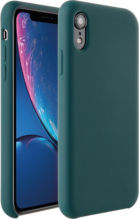 Actual product image Vivanco Silicone Protective Case for iPhone XR,Midnight Green (Apple iPhone XR)