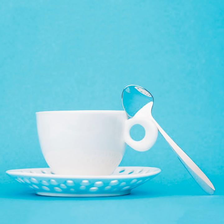 Actual product image Sola Glaze Spoon Set with Heart (6 Piece, Scoops)