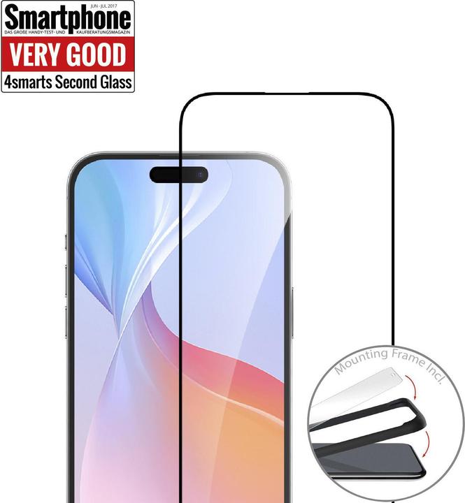 Productafbeelding 4smarts Second Glass (1 Pcs., Apple iPhone 16)