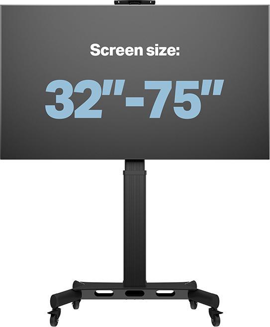 Actual product image Multibrackets Stand electr. 32-75", max 60 kg, black (75", 60 kg)