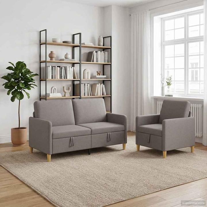 Produktbild vidaXL Sofa Set (1-Sitzer, 2-Sitzer)