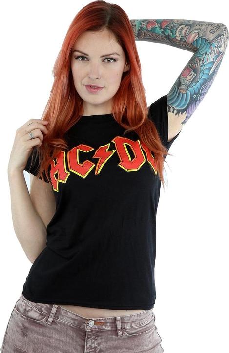 Immagine prodotto AC/DC Maglietta con logo in cotone rosso (M)