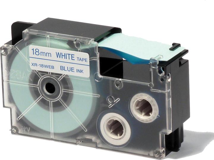 Casio IR-18WEB1 label tape (1.80 cm, Blue)