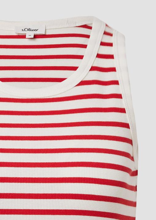 Immagine prodotto S.Oliver T-Shirt Slim-Fit-Top mit Rippstruktur (44)