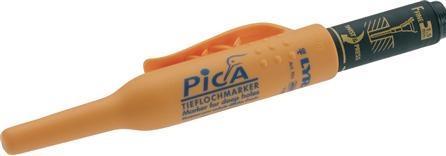 Actual product image Cimco Deep hole marker black - line width 1 mm (Black, Orange, 1 mm, 1 x)