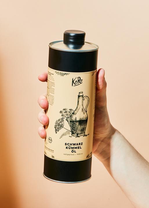Actual product image KoRo Black cumin oil (1000 ml)