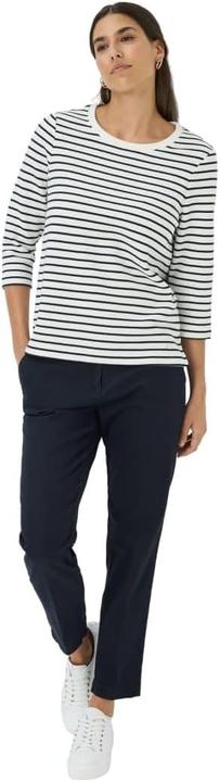 Produktbild BRAX Bonnie Baumwollstruktur Rippenstreifen Sweatshirt (36)
