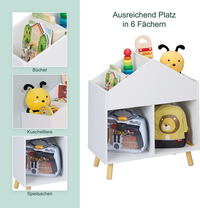 Produktbild Relaxdays Kinderregal (60 x 30 x 67 cm)