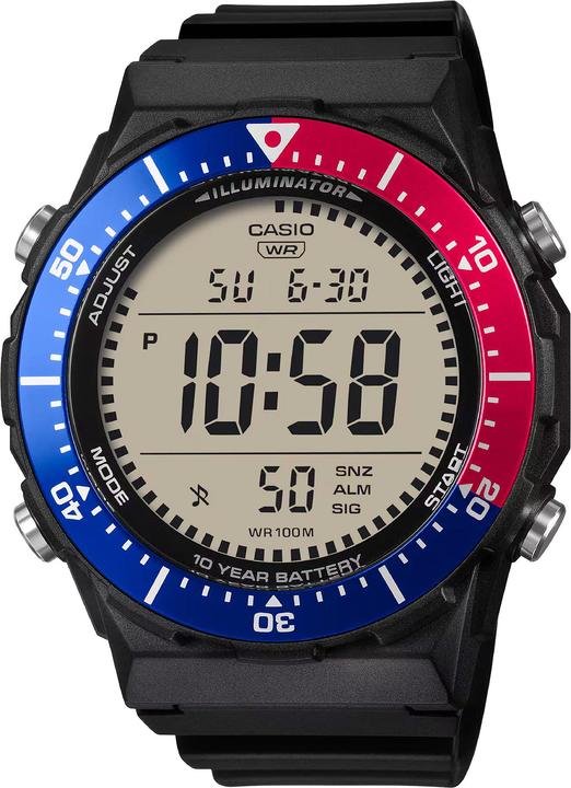 Casio WS-1700H-1AVCF Orologio Digitale Uomo – Grafico Maree, Fasi Lunari E 10 Anni Di Batteria