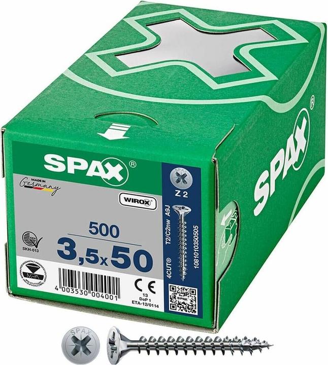 Produktbild Spax Spanplattenschrauben (500 Schrauben pro Stück)