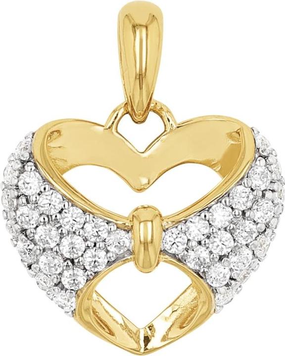 Immagine prodotto Amor Ciondolo Cupido da donna, argento 925, zirconi sintetici. | Cuore (Argento 925)