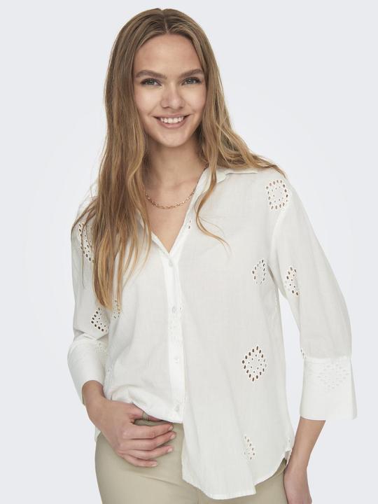 Image du produit JdY Coupe normale Col chemise Manches longues Coupe volumineuse des bras Chemise (L)
