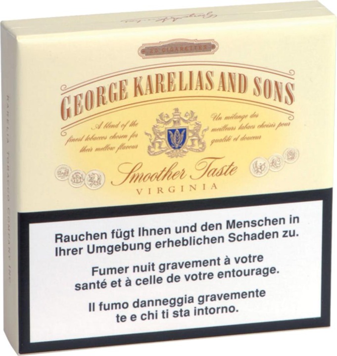 Actual product image George Karelias and Sons Smoother Taste Box