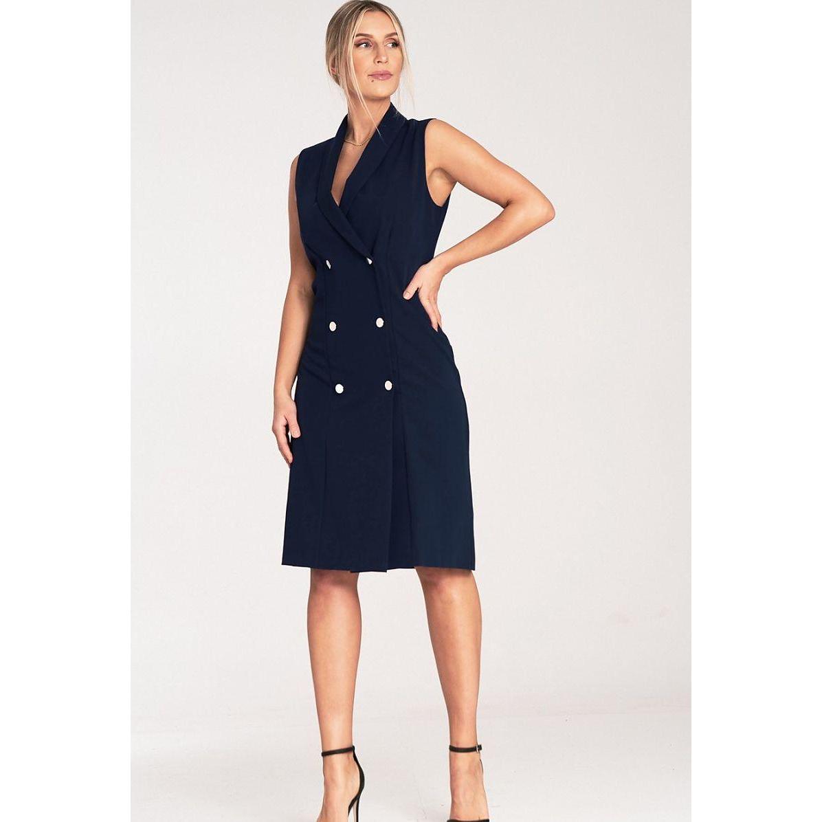 Figl, Damen, Kleider, Alltagskleid, Blau, (XL)
