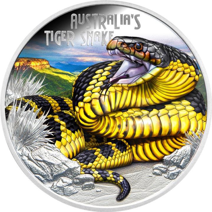 The Perth Mint Silber Deadly & Dangerous 1 oz PP - Tigerotter 2025 (999.90, 2025)