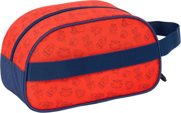 Produktbild Super Reise-Toilettentasche Mario Trick Rot Dunkelblau 26 x 15 x 12 cm