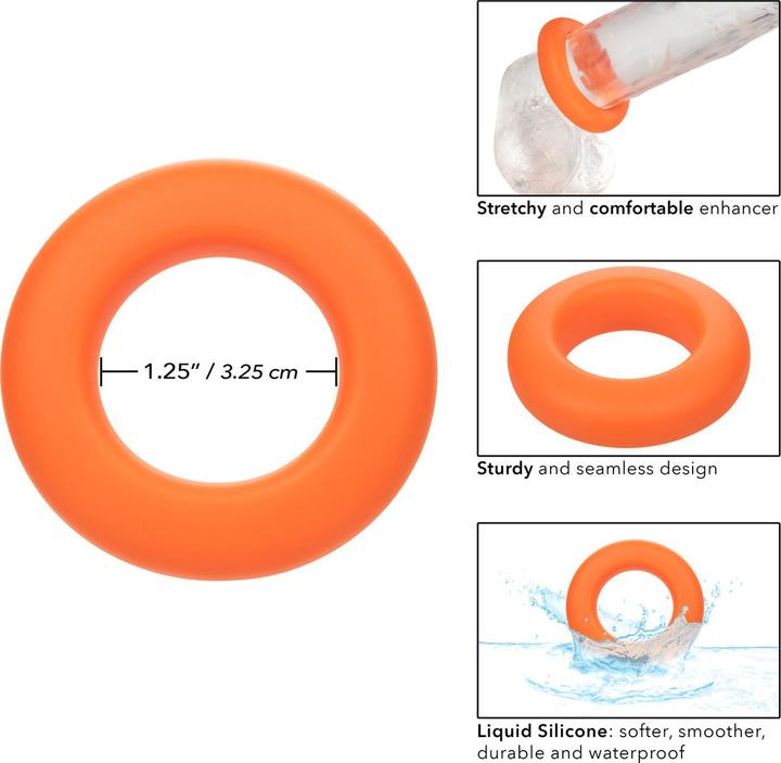 Immagine prodotto CalExotics California Exotics - Alfa Prolong Big Ring Arancione (8.26 cm)