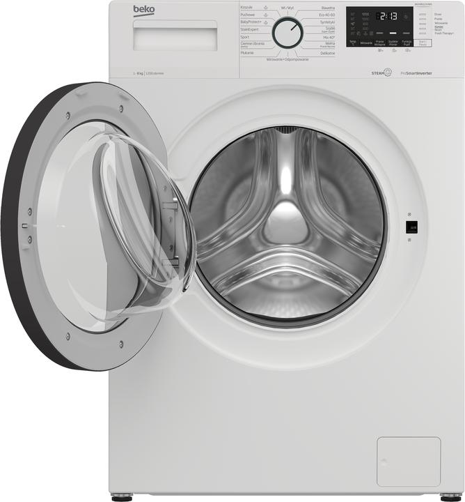 Actual product image Beko WUV8612XAWS Washing machine front loader C (8 kg, Left)