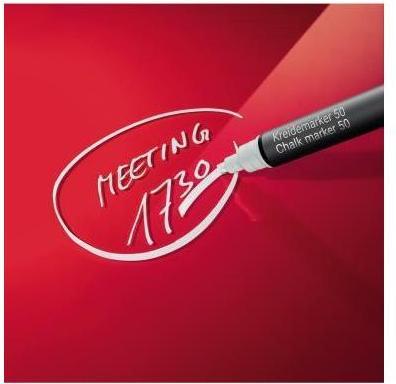 Produktbild Sigel Glas-Whiteboard 120x90cm rot magnetisch Artverum (120 x 90 cm)