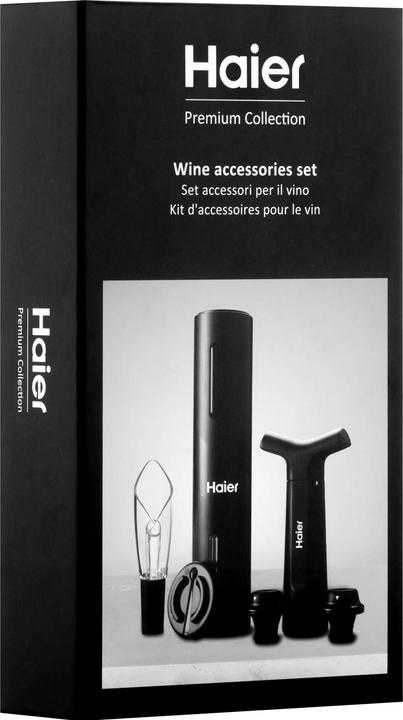 Produktbild Haier Elektrisches Weinset mit USB Stick (Weinpumpe, Weinbelüfter)