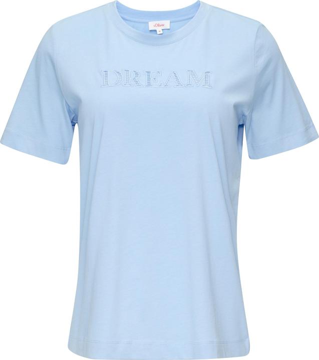 Actual product image S.Oliver T-Shirt Relaxed Fit-Shirt mit Schriftprint aus Lochstickerei (32)