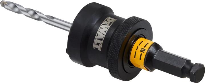 Actual product image DeWalt Hole saw quick-change adapter 13mm, for 32-210mm + 10mm wood drill bits (130 mm)