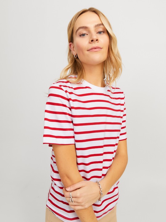 Produktbild JJXX Jxanna Ss Regular Every Stripe Tee Jrs (L)
