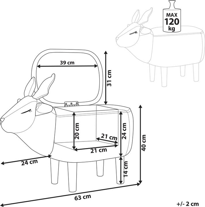 Actual product image Beliani Reindeer