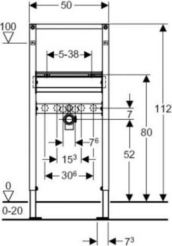 Actual product image Geberit Pre-wall element