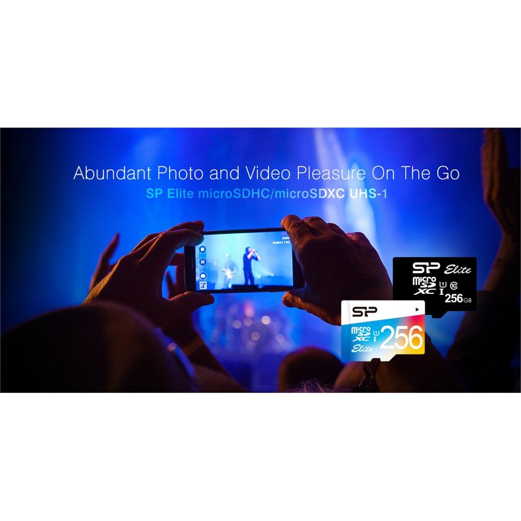 Thumbnail - Silicon Power Elite (16 GB, microSDHC, U1, UHS-I), Speicherkarte, Schwarz