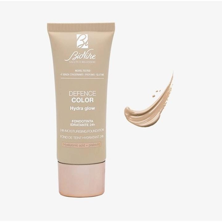 Actual product image BioNike Hydra melting make-up Defence Color Hydra Glow 24h ( Moisturising Foundation Tube) 30 ml - (102 Creams)