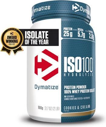 Actual product image Dymatize Iso 100 Cookie & Cream (Cookies & Cream, 1 pcs., 932 g)