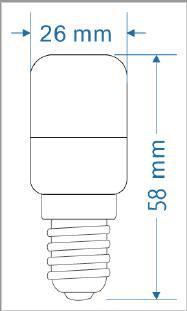 Actual product image Globo LED light source aluminium 1xE14 LED (E14, 2.50 W, 220 lm, 1 x, F)