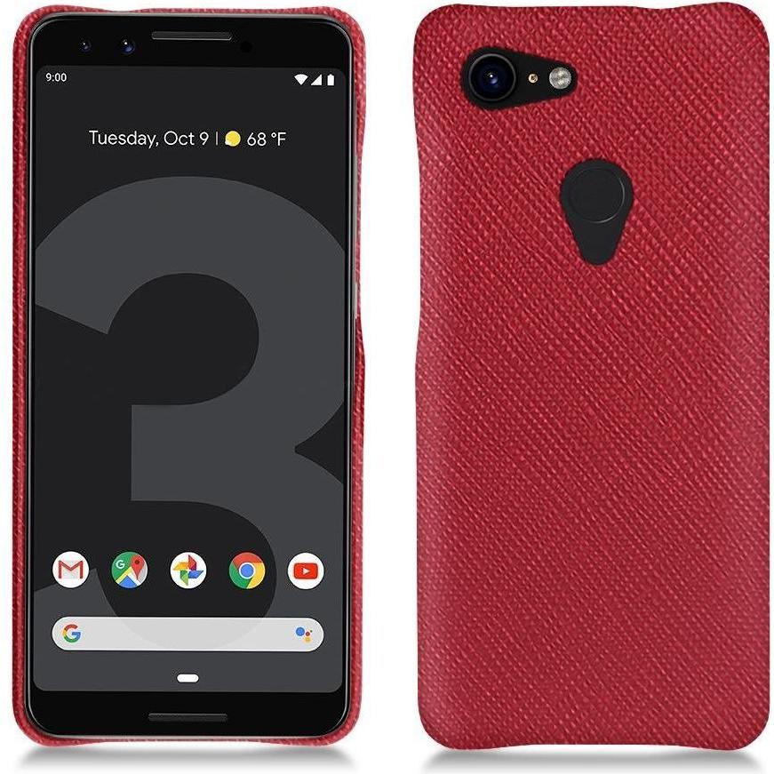 Noreve Lederschutzhülle (Google Pixel 3), Smartphone Hülle, Rot