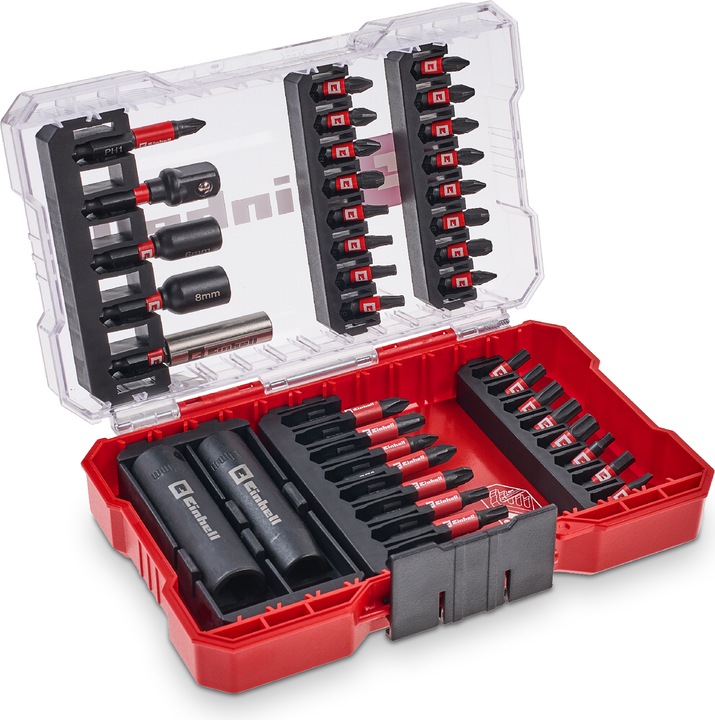 Einhell Impact bit set, 109220, M-case, 39 pieces (50 mm, 60mm, 3/8")