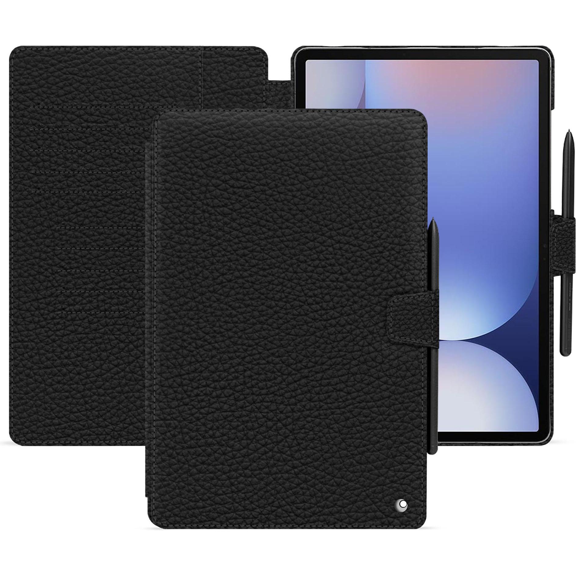 Noreve Lederschutzhülle für Samsung Galaxy Tab S10+ (Galaxy Tab S10+), Tablet Hülle, Schwarz