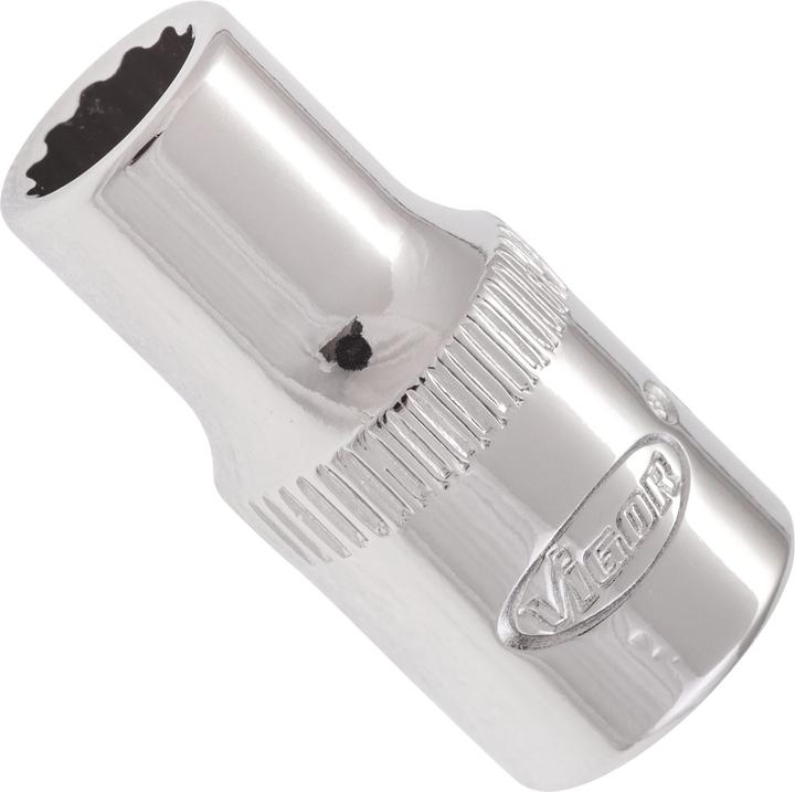 Produktbild Vigor Doppelsechskant Steckschlüsseleinsatz ∙ V7514-6 ∙ Vierkant6,3 mm (1/4 Zoll) ∙ Aussen Doppel-Se… (6 mm)