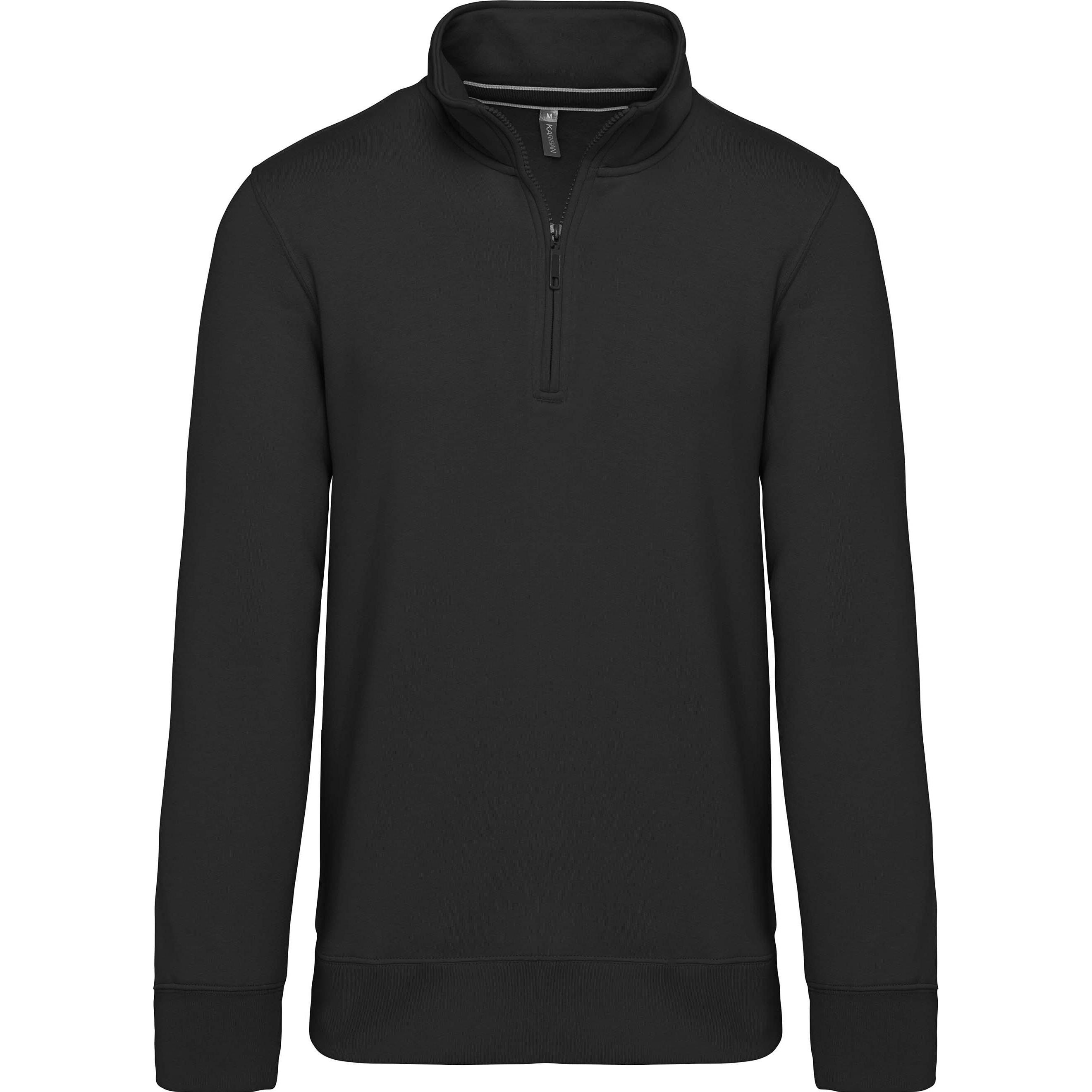 Thumbnail - Kariban, Herren, Pullover, Col Zippé, Blau, (XXL)