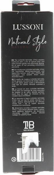 Actual product image Lussoni Hr Brush Natural Style Oval P