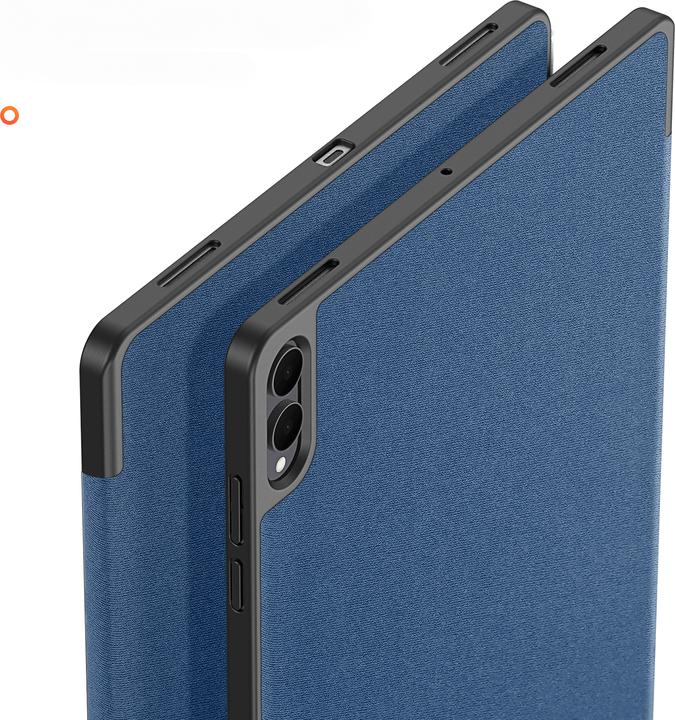 Actual product image Samsung Galaxy Tab S11 Ultra - Ducis Domo Series, stand-up flip case, blue (Samsung Galaxy Tab S11 Ultra)