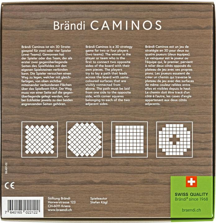 Produktbild Brändi Caminos (Deutsch, Englisch, 2 - 4 Spieler)