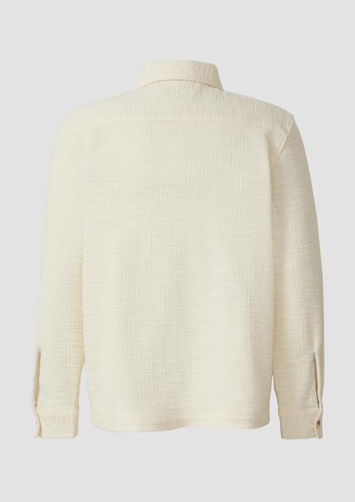 Immagine prodotto s.Oliver Hemd Overshirt in Bouclé-Optik mit Kentkragen (S)