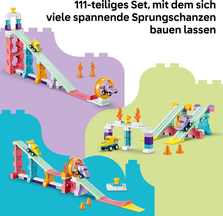 Productafbeelding LEGO Kreative Sprungschanzen mit kleinen Flitzern 3-in-1-Set (10478)