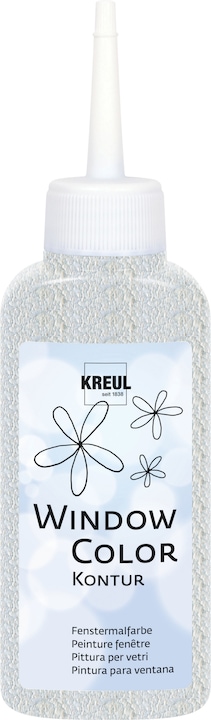 Actual product image Kreul Window Color Kontur (White, 80 ml)
