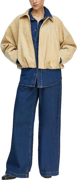 Actual product image Comma Indoor-Jacke Blouson in Velours-Optik (M)