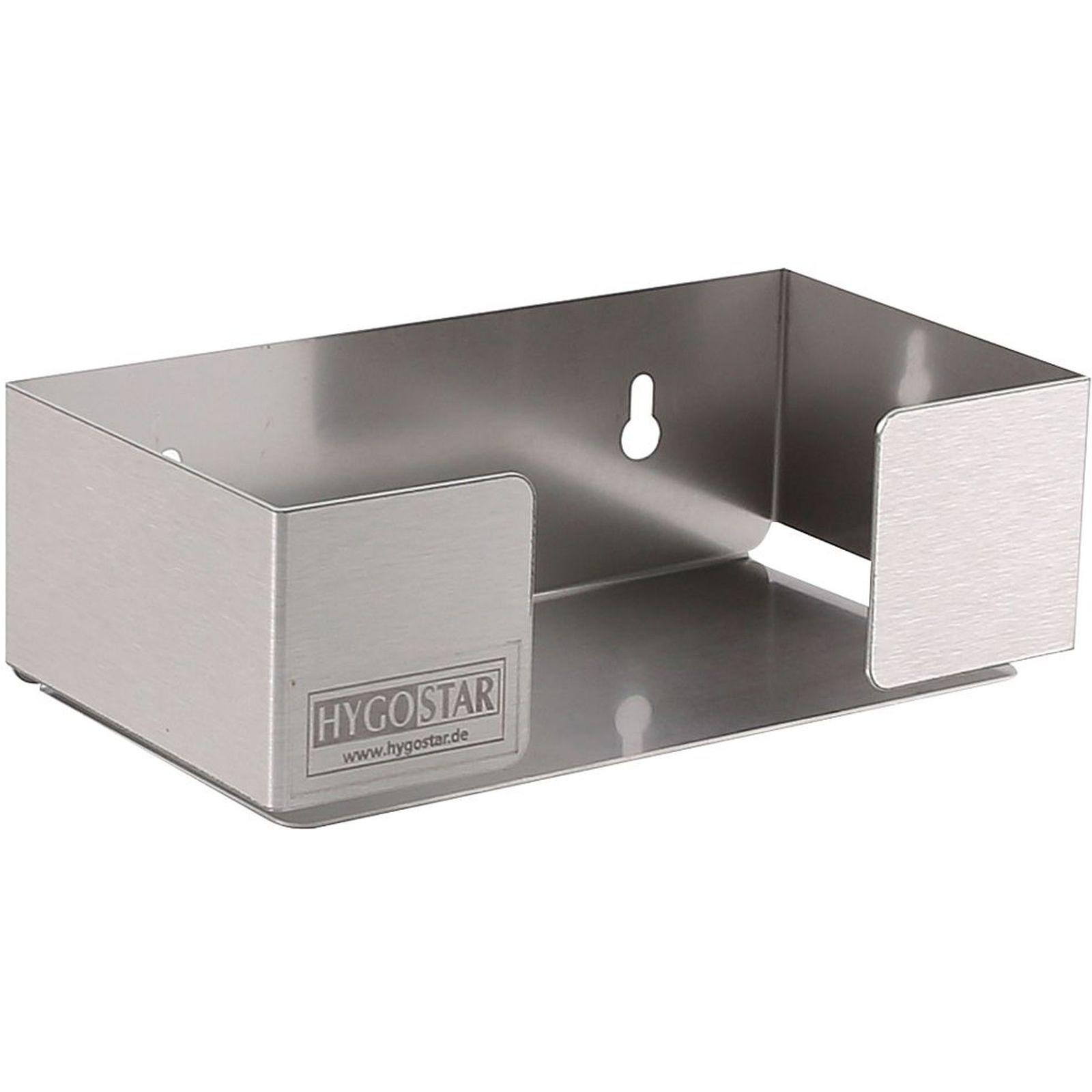 Hygostar, Accessori per mascherine, Dispenser porta paradenti in acciaio inox (Porta mascherar)