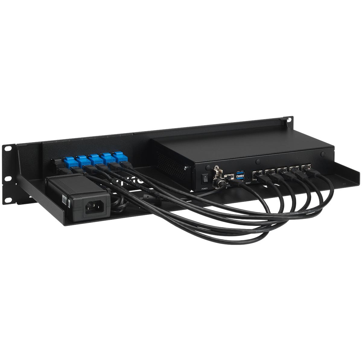 Rackmount.IT RM-BC-T2, Serverschrank Zubehör, Schwarz