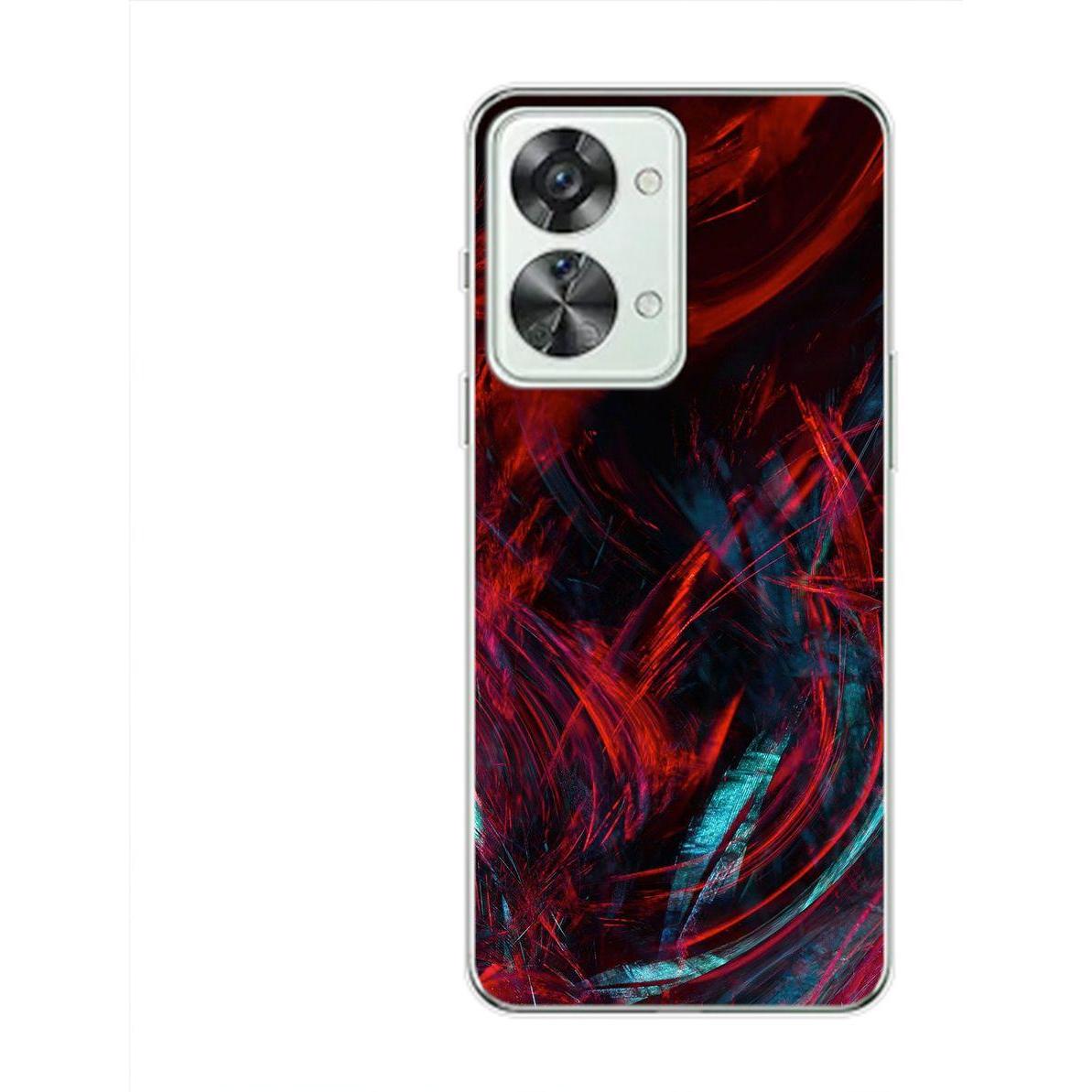 König Design Hülle Handy Schutz für OnePlus Nord 2T Case Cover Tasche Bumper Etuis TPU Neu (OnePlus Nord 2T), Smartphone...