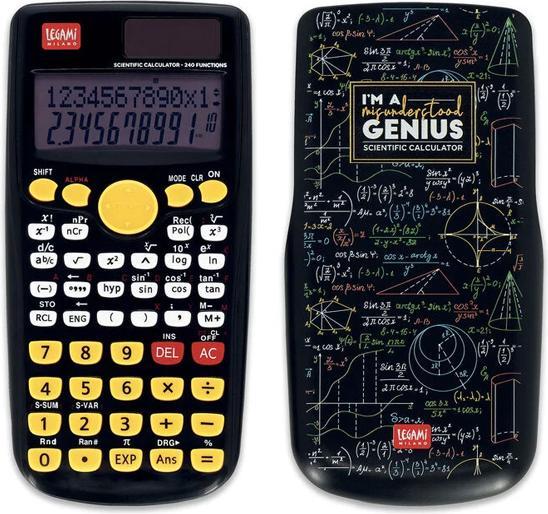 Produktbild Legami Rechner - Genius (Batterien, Solarzellen)