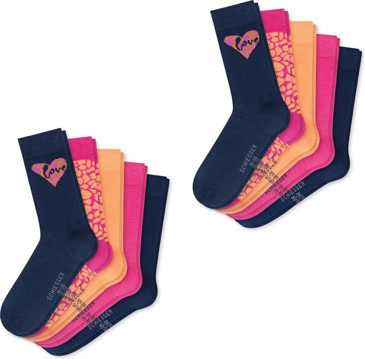 Image du produit Schiesser Chaussettes de loisirs Mélange de motifs (paquet de 10, 39 - 42)